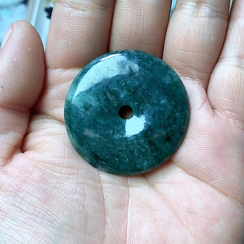 翡翠颈饰未镶嵌天然缅甸翡翠a货