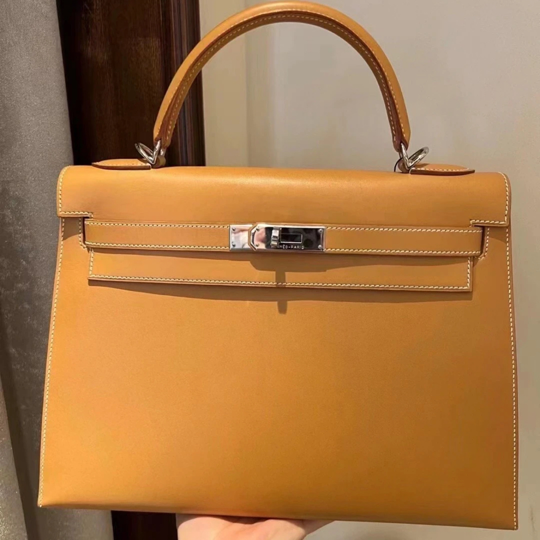 99新 Hermes/爱马仕 拆单1 25000 Kelly 32金棕L单间包9285007