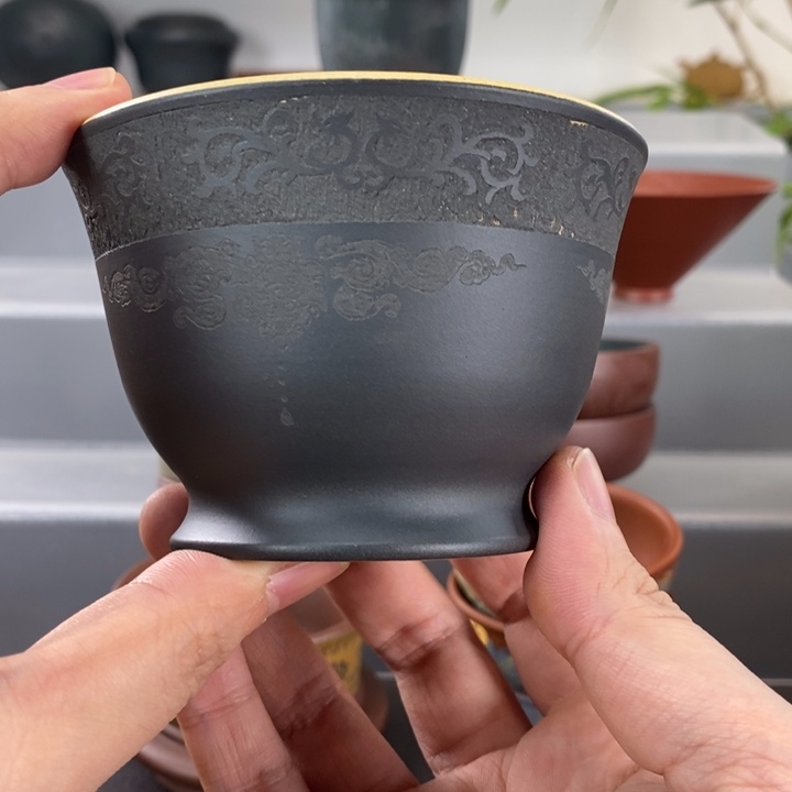 盈***楷宜兴紫砂手工主人杯