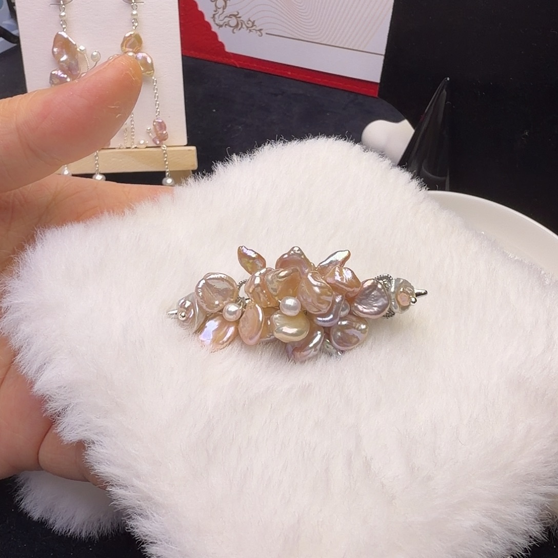 野***薇琉璃纯铜合金鸭嘴夹