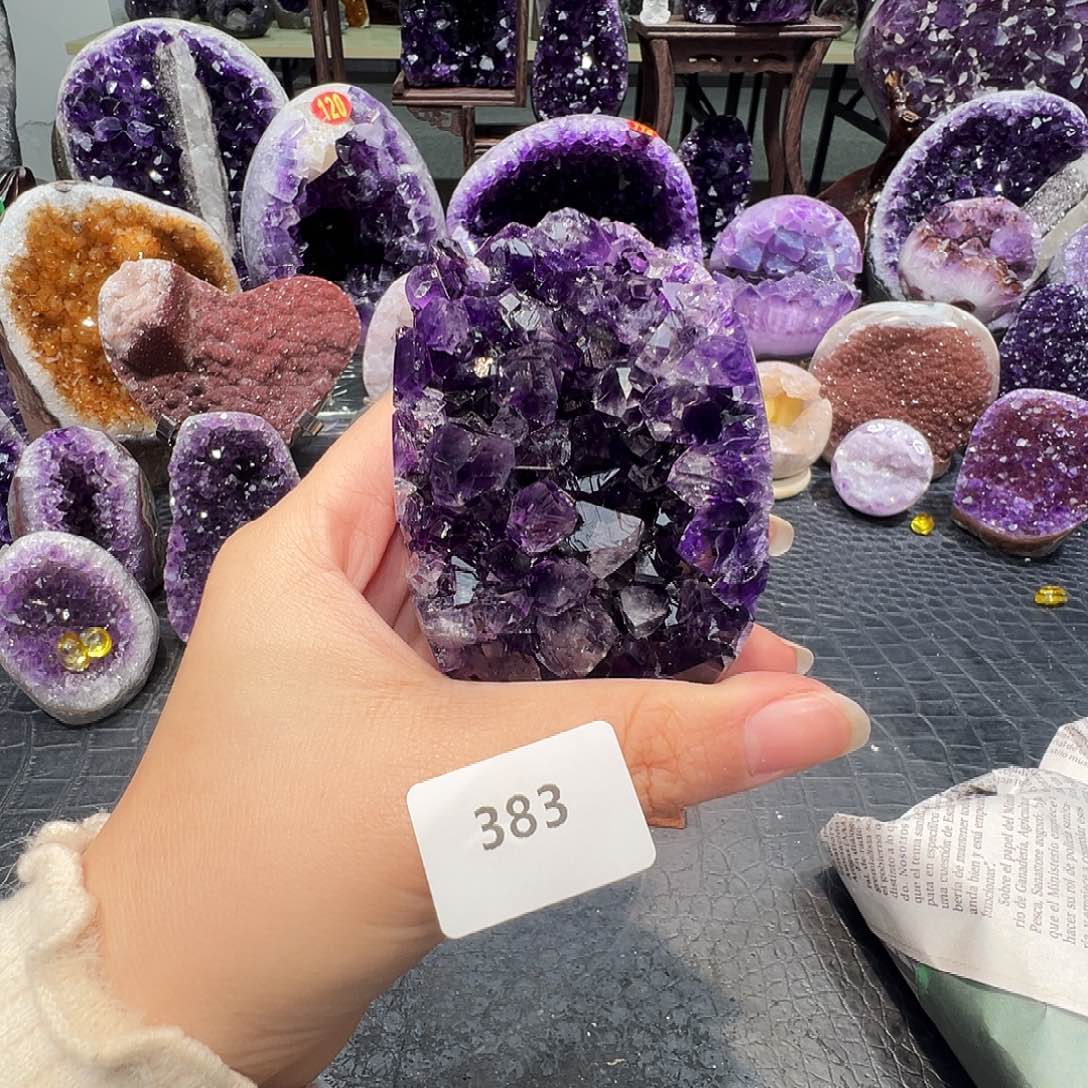 珠宝半成品紫晶未镶嵌