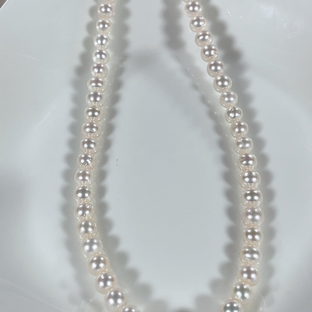 淡水珍珠颈饰银S925镶嵌