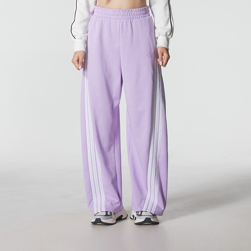 Adidas阿迪达斯针织长裤女裤2025新款户外运动裤休闲香蕉裤KF4929