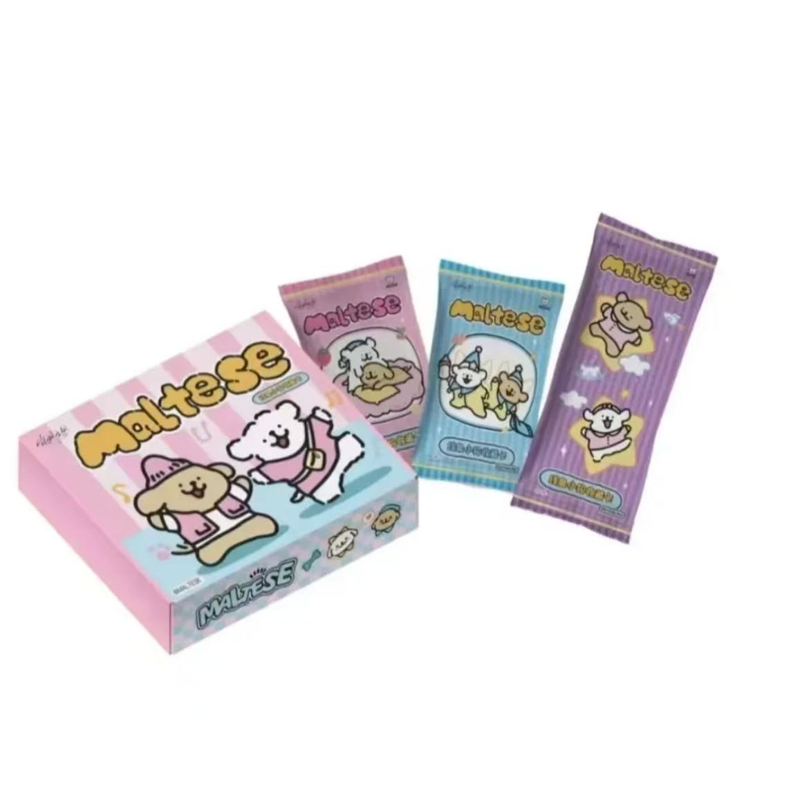 【拆盒】岚州文创线条小狗收藏卡牌