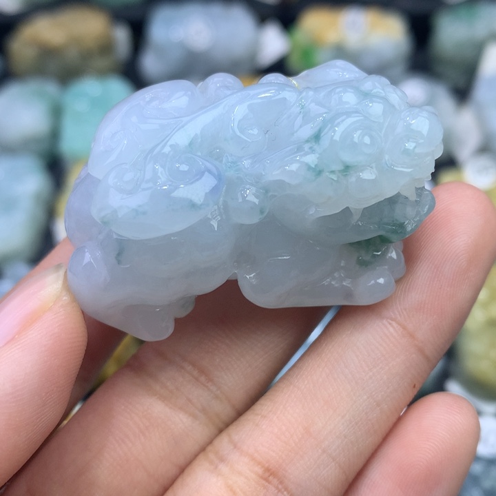 翡翠颈饰未镶嵌天然缅甸翡翠