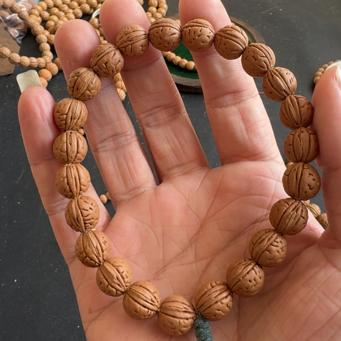 老***叔小桃核手串100手串