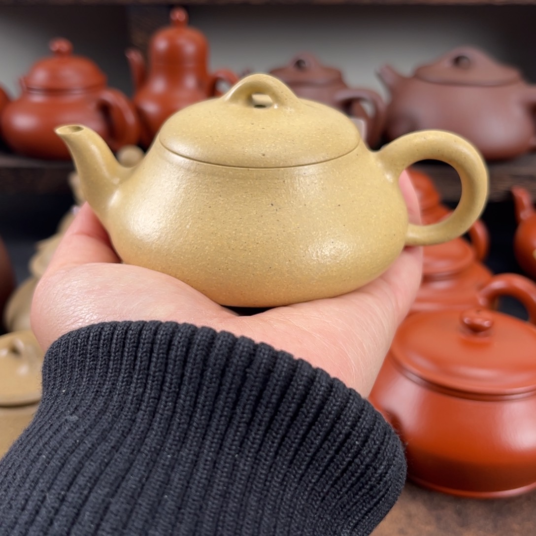 紫砂茶壶全手汉唐石瓢150毫升