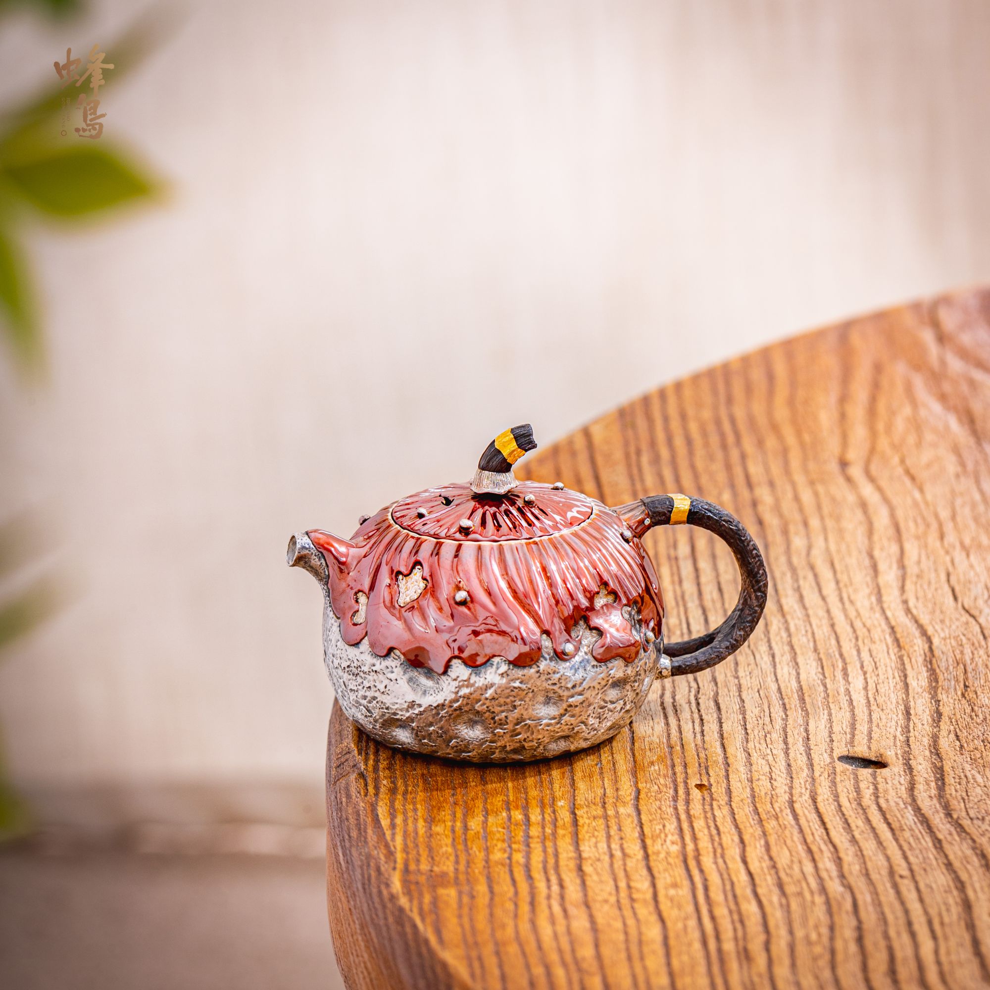 蜂鸟工坊 大师壶 木把木钮镶南瓜壶 SWA18027