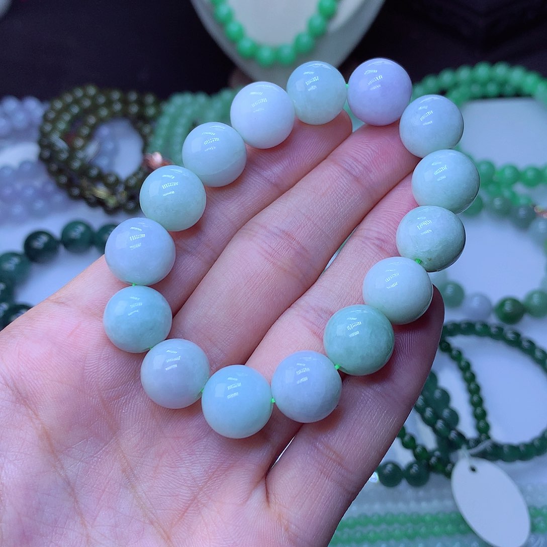 翡翠毛衣链未镶嵌13.4