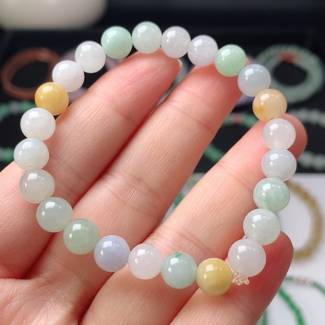 翡翠未镶嵌手链翡翠