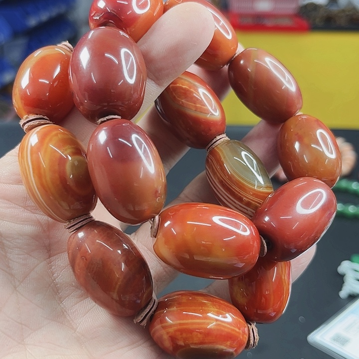 玛瑙手链未镶嵌T70血狼多样发其一