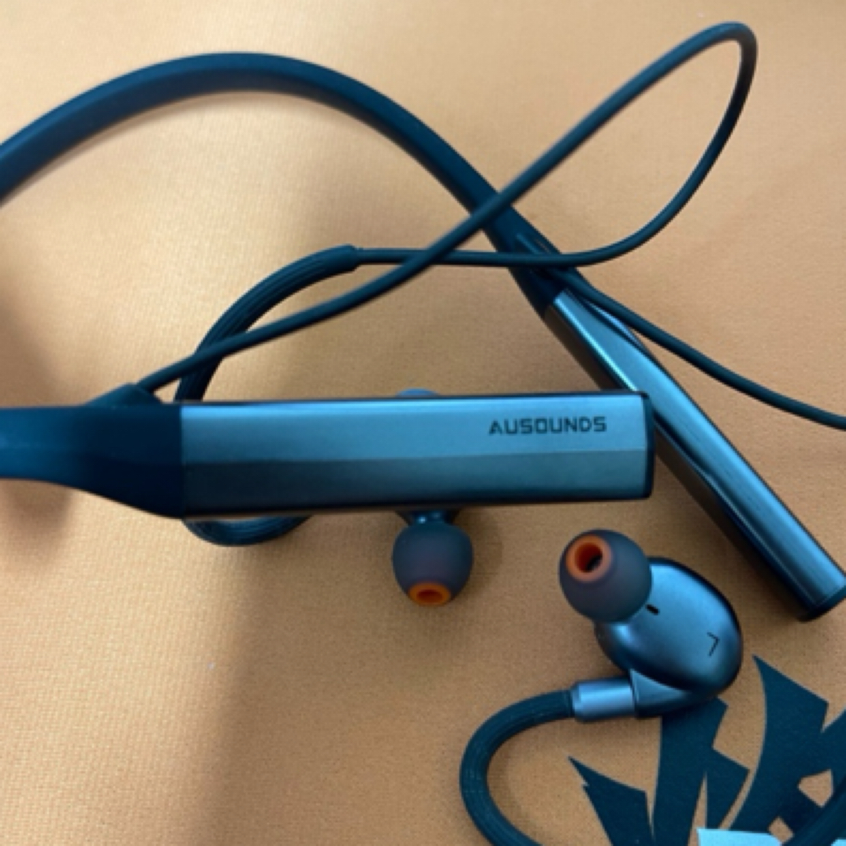 9新  【机】AUSOUNDS 平板静电双单元HiFi挂脖降噪耳机（无盖板）m776