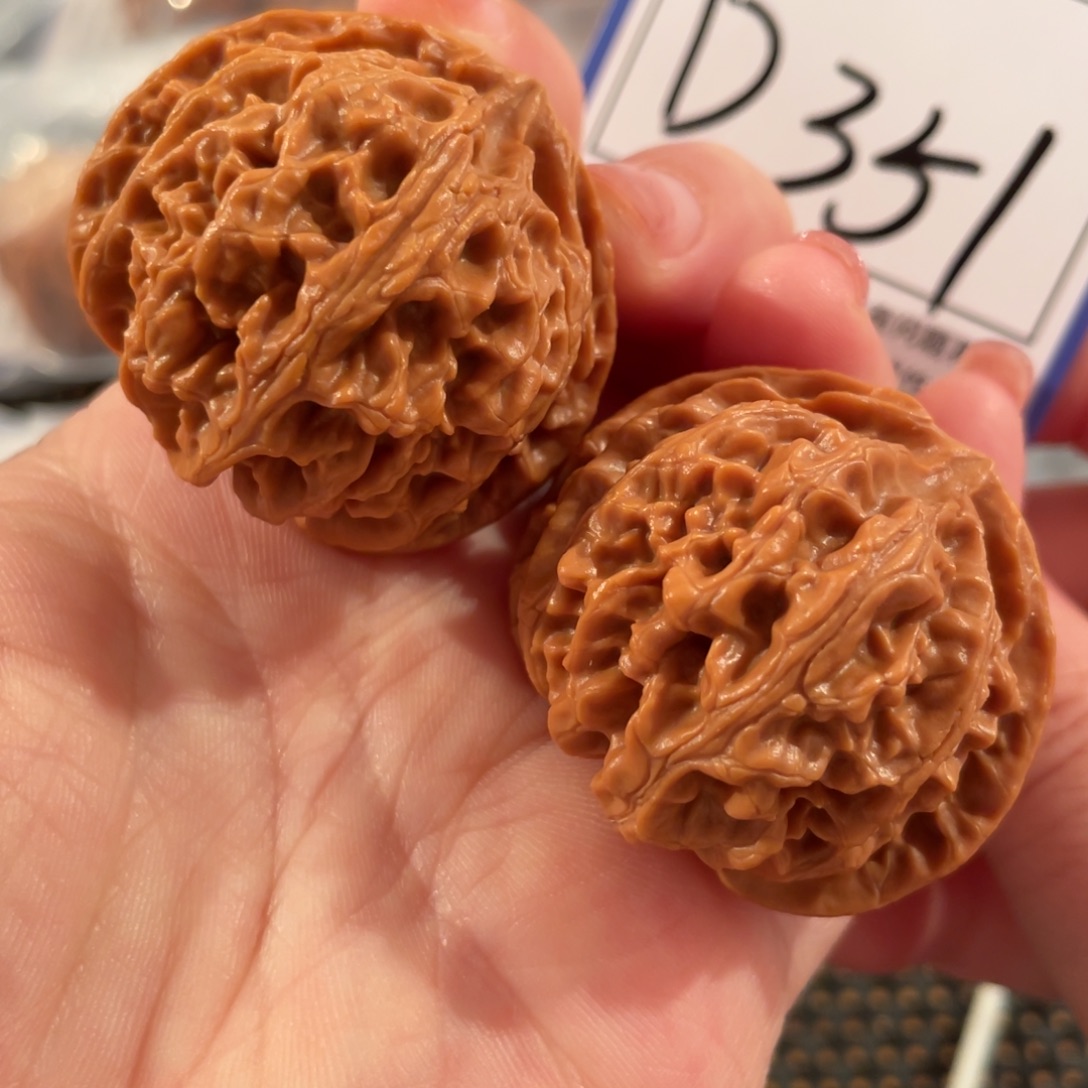 把件文玩核桃D351苹果园39