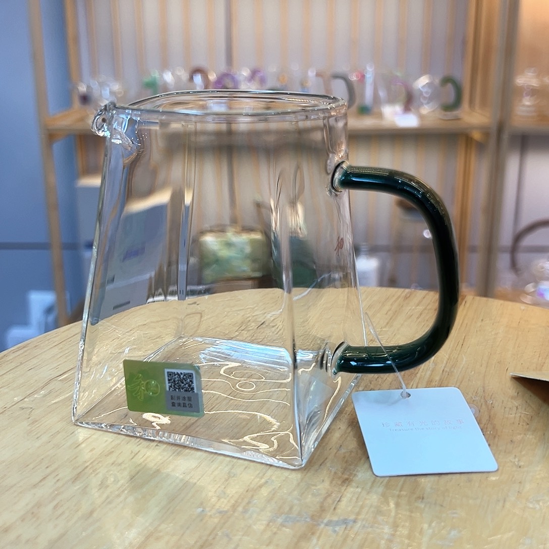 闹***人禾器瀚然公道杯墨绿色