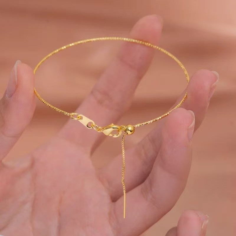 镀金DIY直针万能手镯