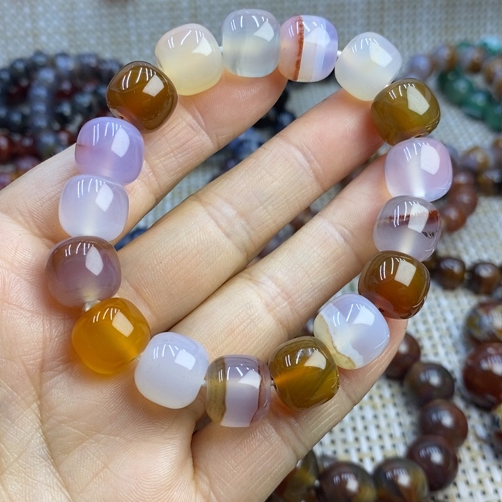 玛瑙/玉髓手链未镶嵌