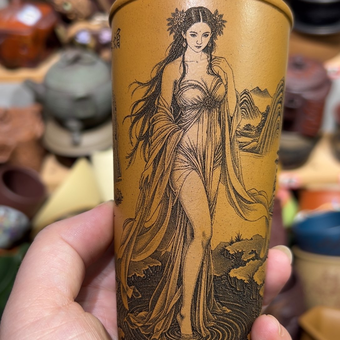 紫砂茶杯宜兴紫砂主人杯