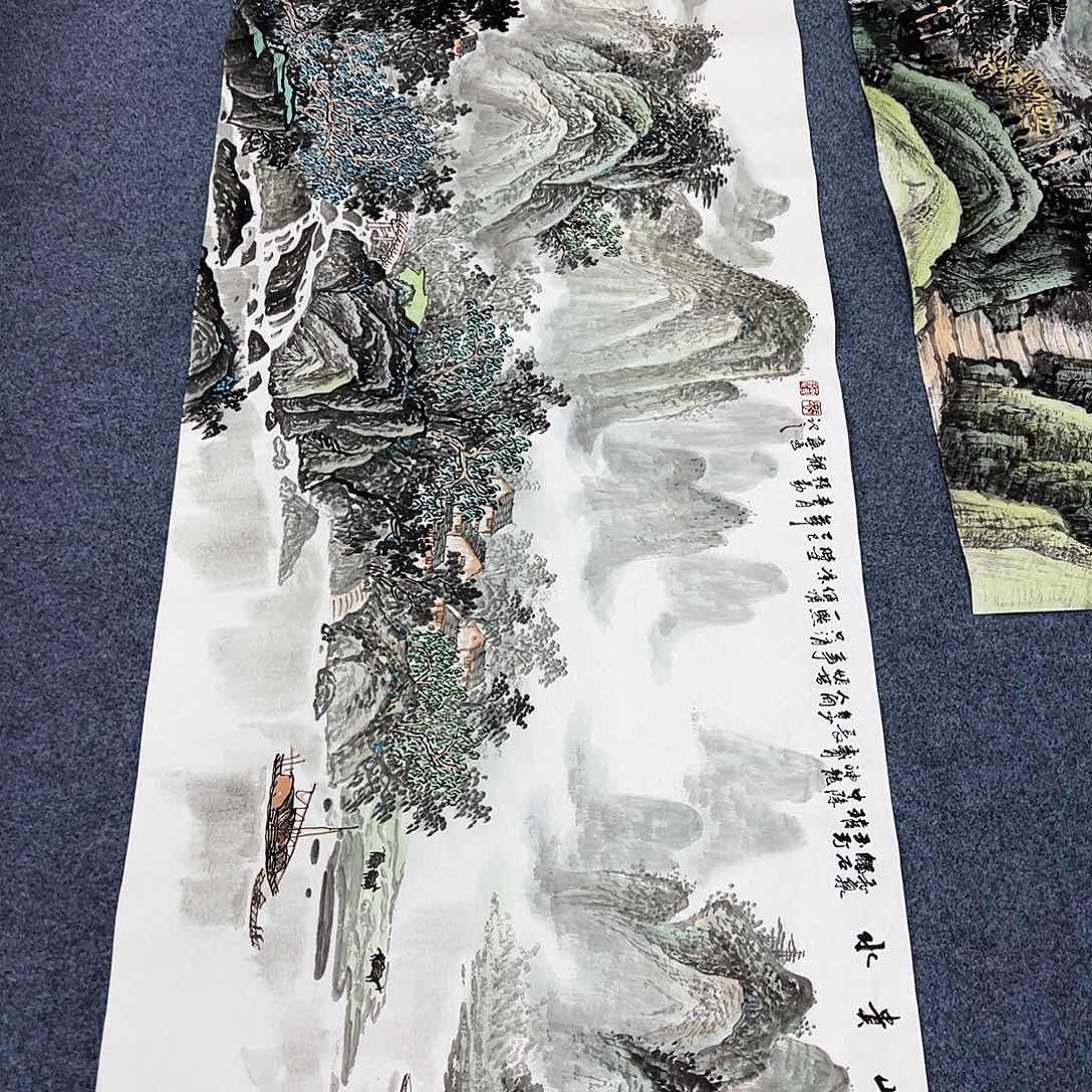 国画国画作品宣纸纯手绘