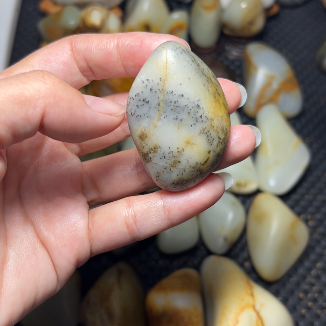 和田玉未镶嵌挂件2