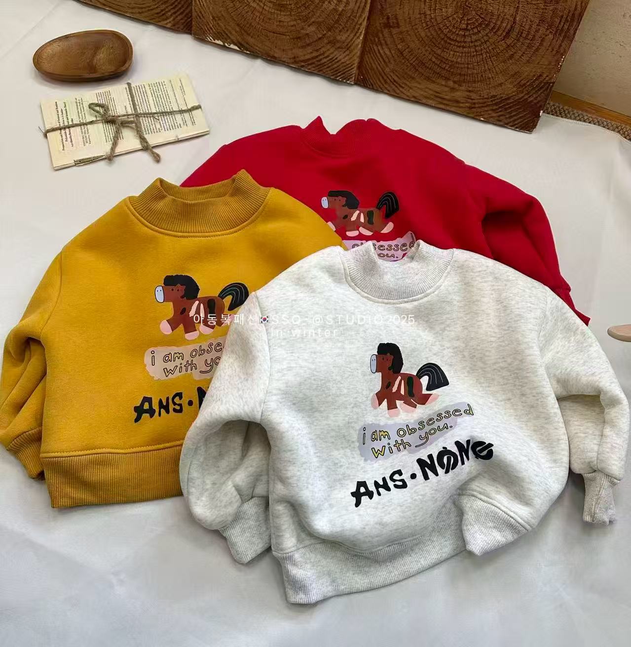 新爆版！爆品小马羊羔绒加厚卫衣