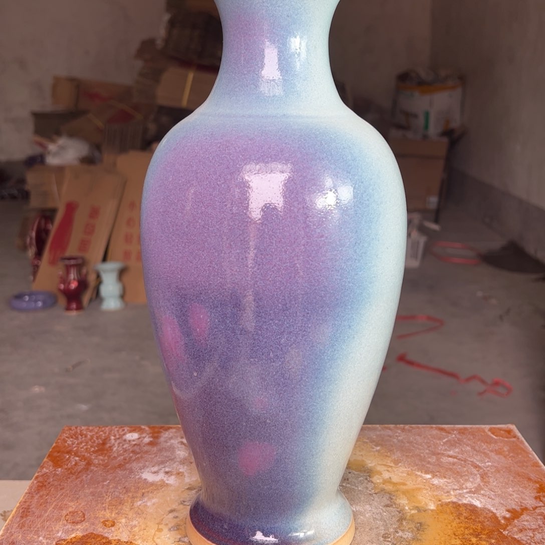 摆件郑家钧窑摆件微