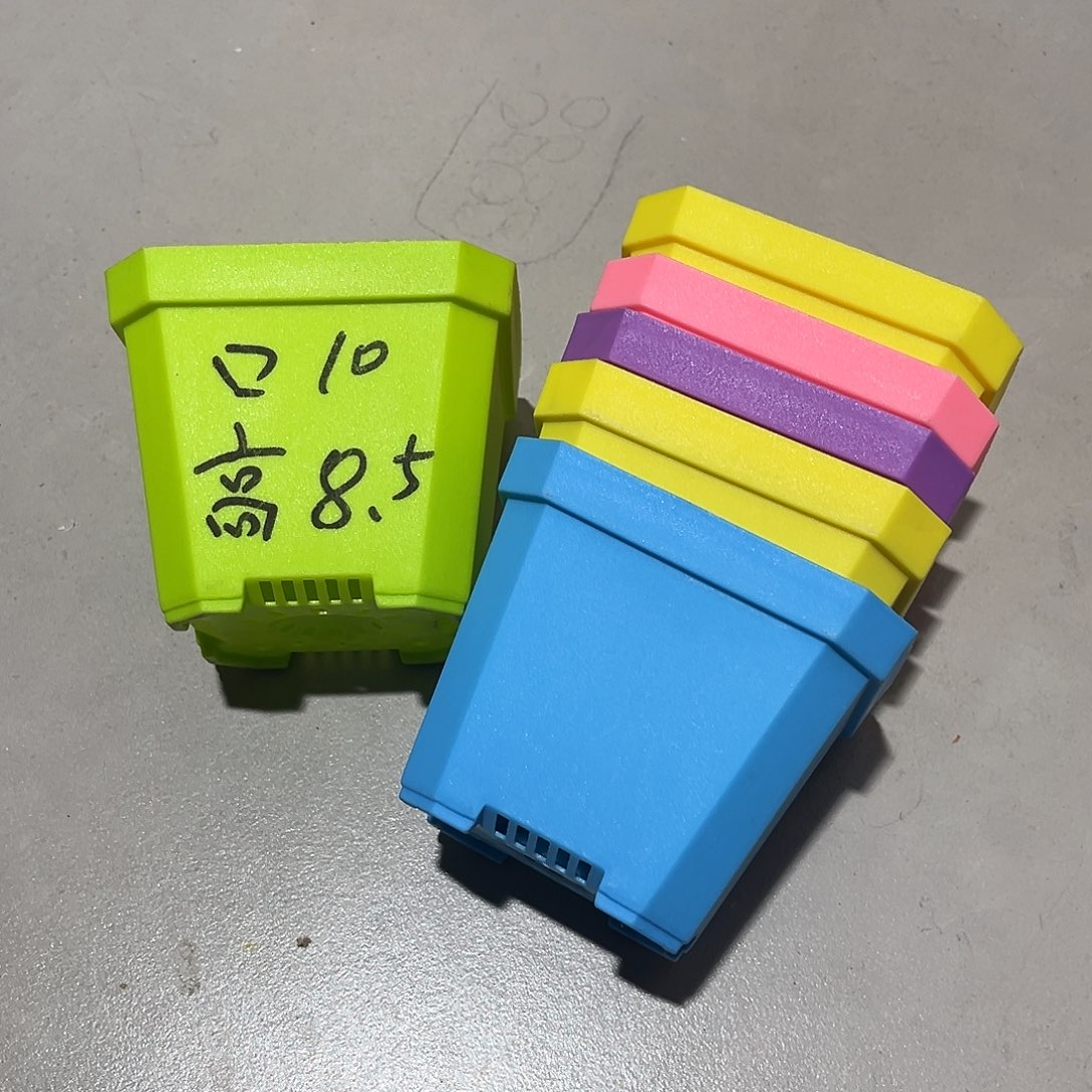 斯***斯加厚彩方口10高8.5混色20个无托