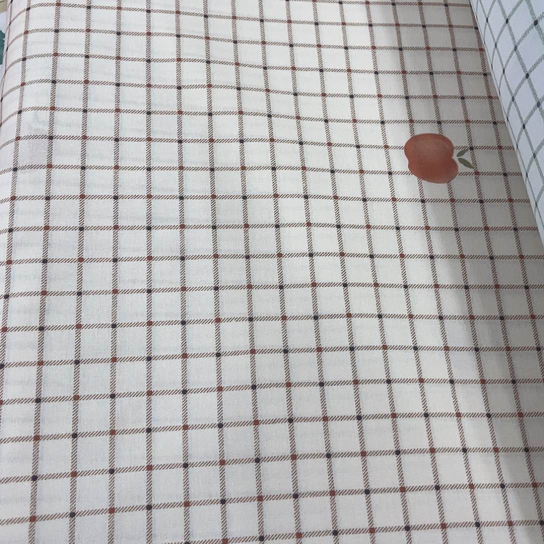 纯棉斜纹布橘色3.5米加工被罩