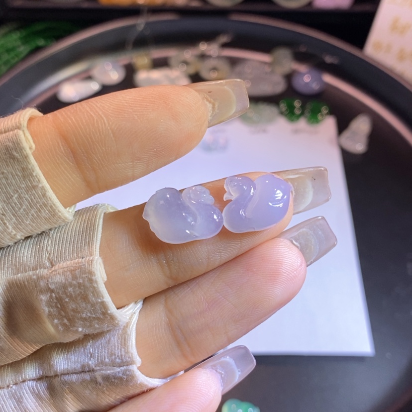 【闪购商品】翡翠挂件未镶嵌鹅