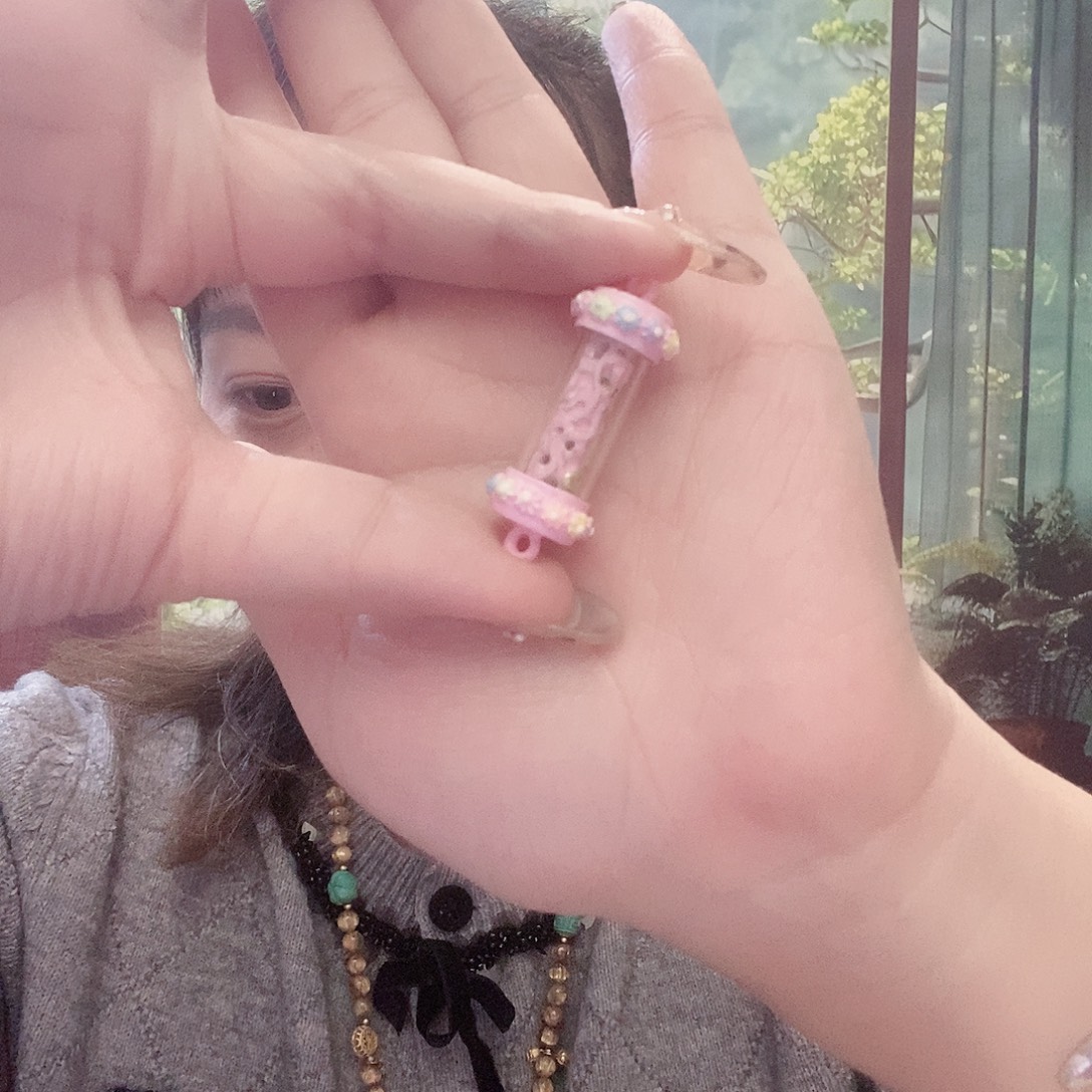 泥塑粉色塔固小拍福莉