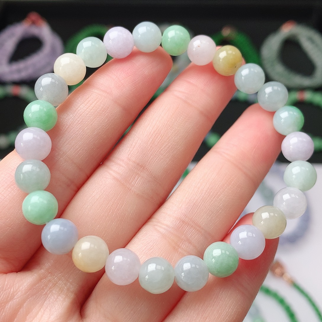 翡翠未镶嵌手链翡翠