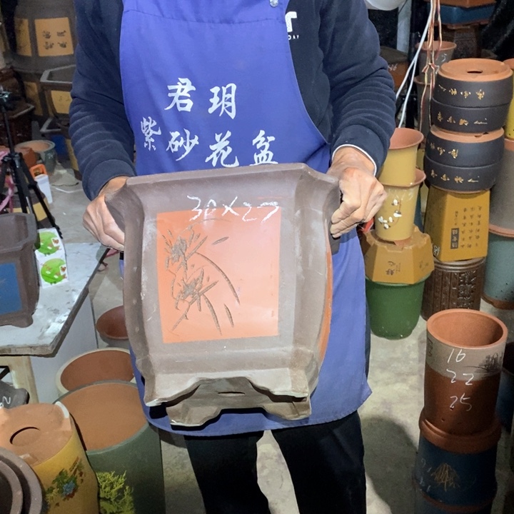 紫砂花盆紫砂艺术