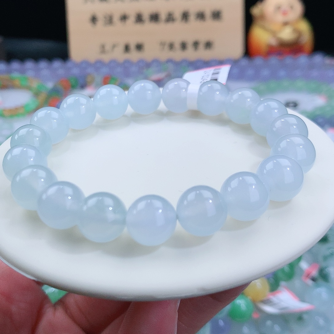 翡翠手链未镶嵌卡10