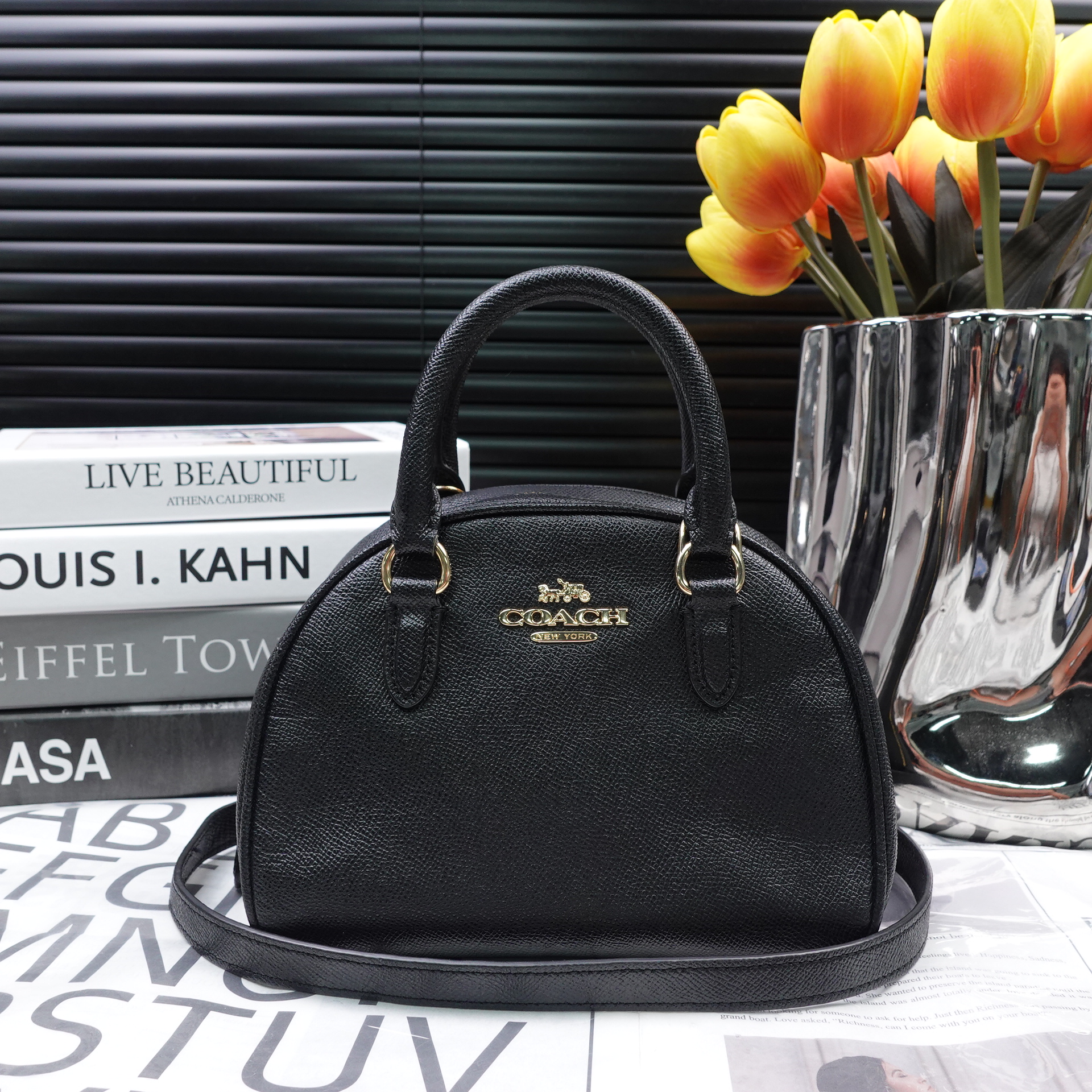 95新 COACH/蔻驰 单肩包/T10231028