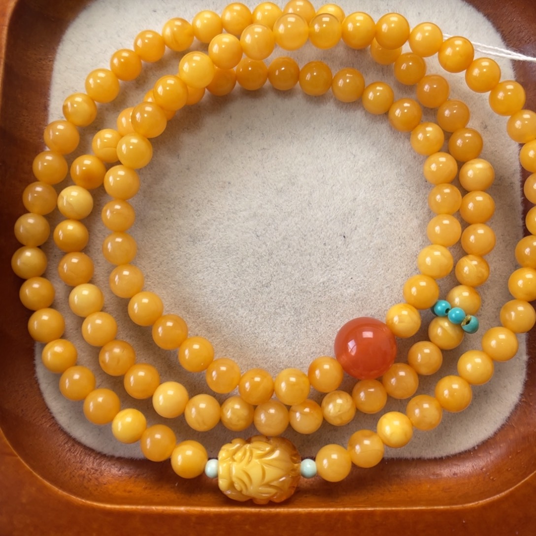 蜜蜡未镶嵌手串蜜蜡