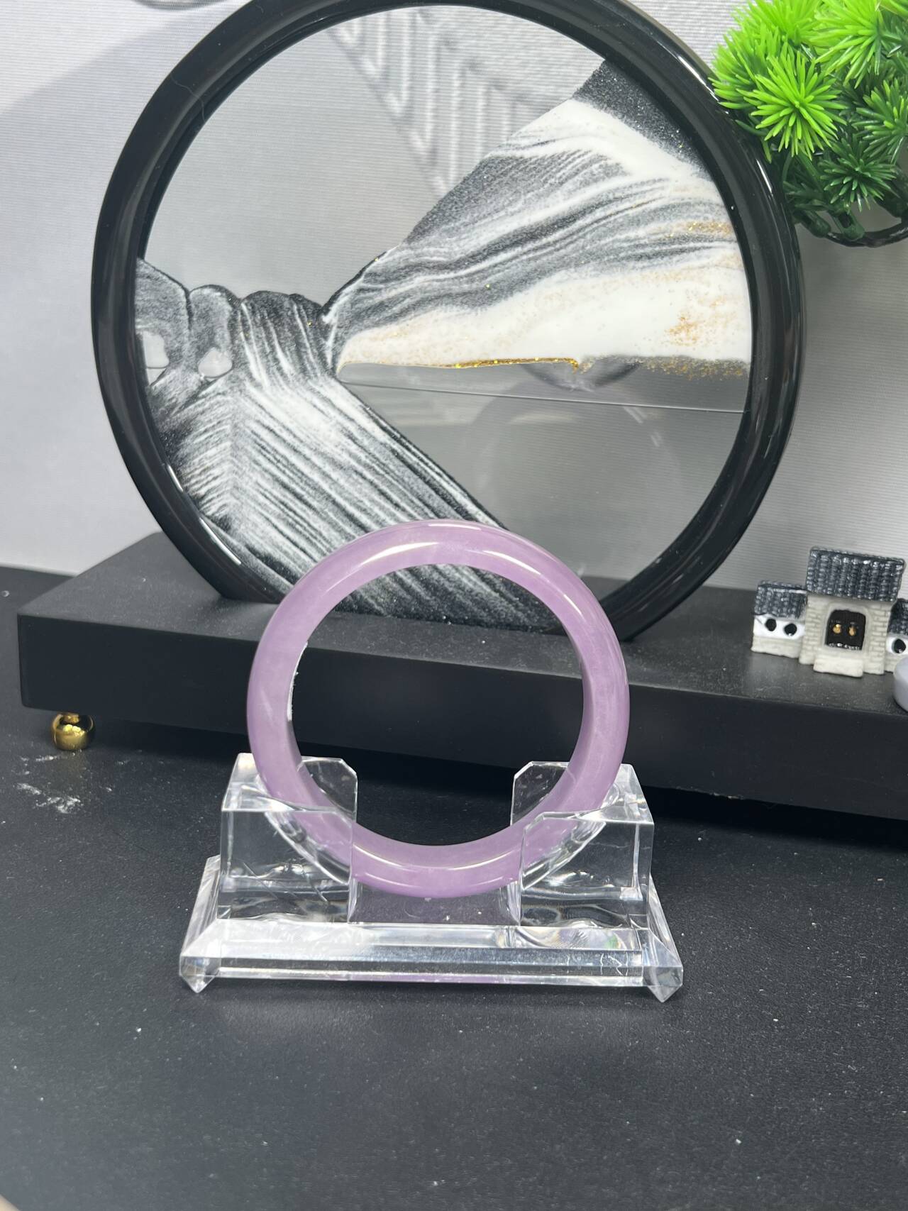 F06冰飘花绿飘花美人镯