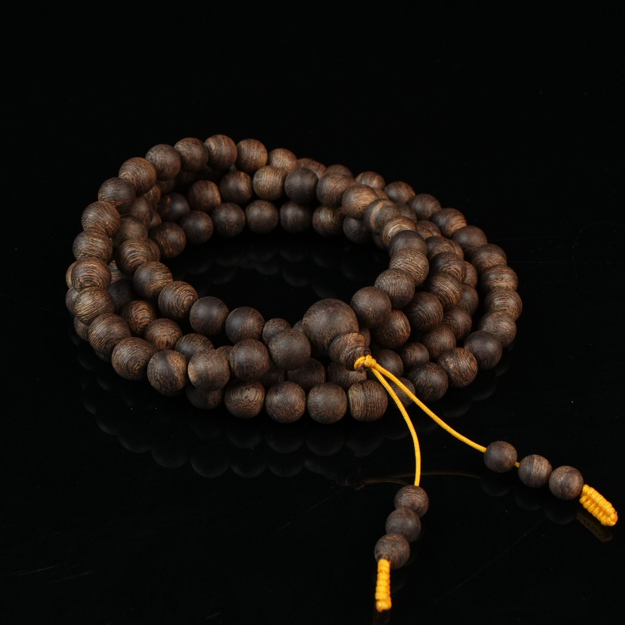 2704文莱软丝秒沉水念珠0.83cm×108颗  41.6g