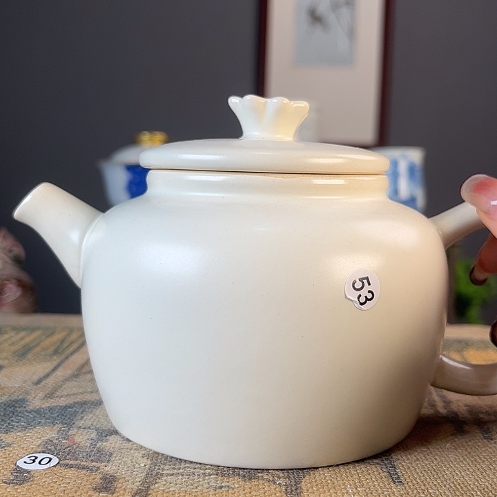 摆件景德柴烧茶杯多人