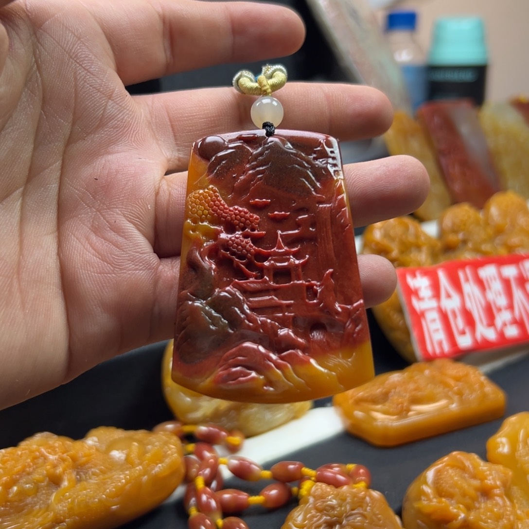 石英质玉（黄龙玉）未镶嵌hly
