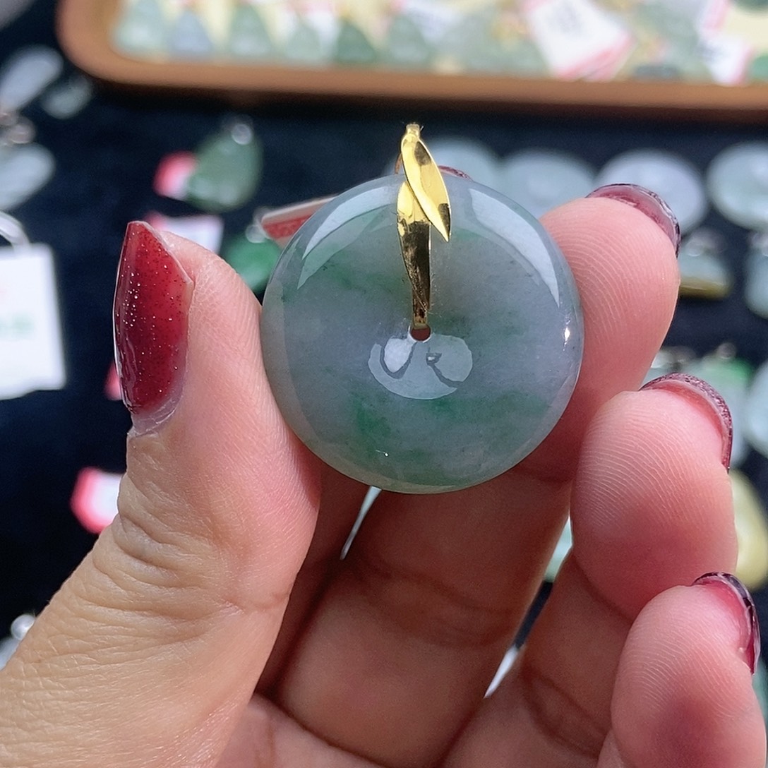 念***晶翡翠未镶嵌颈饰翡翠