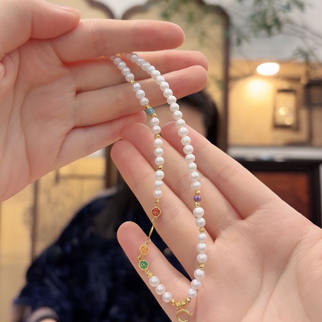 淡水珍珠颈饰未镶嵌