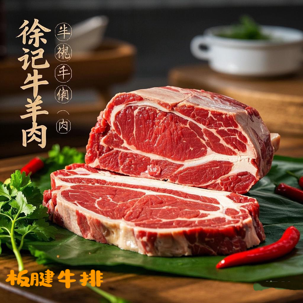【板腱牛排】徐记牛羊肉 现切 排酸牛 顺丰包邮