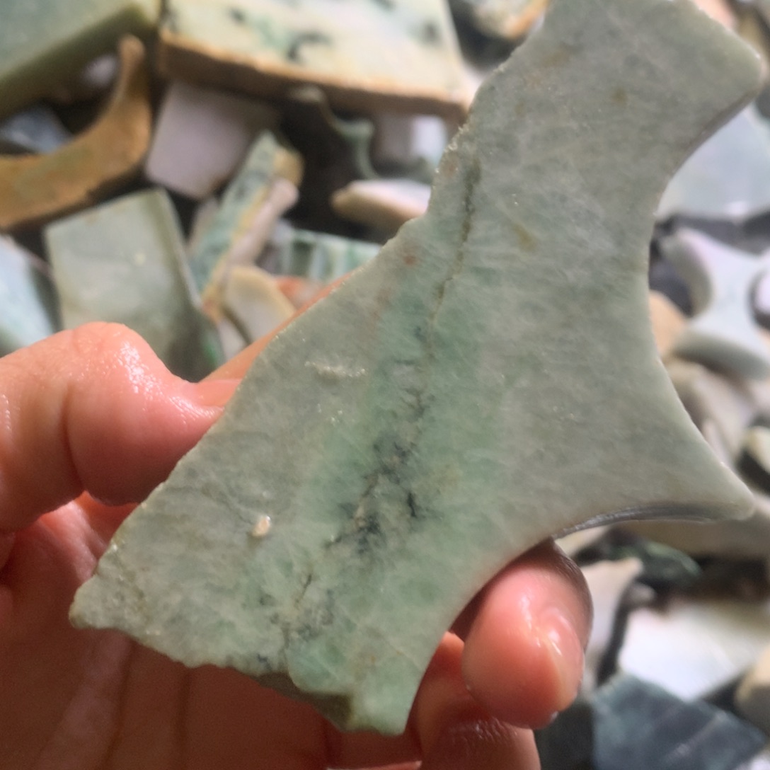 翡翠颈饰未镶嵌缅甸翡翠