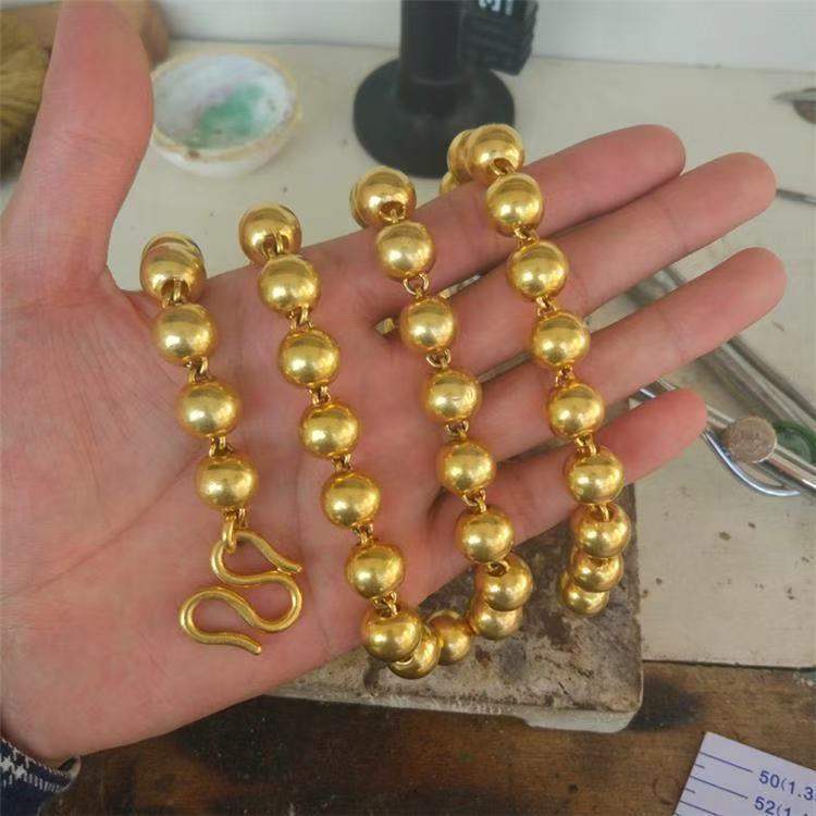 精品实心圆珠项链s32【多样性发其一】