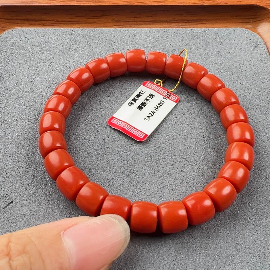 南红玛瑙手串未镶嵌