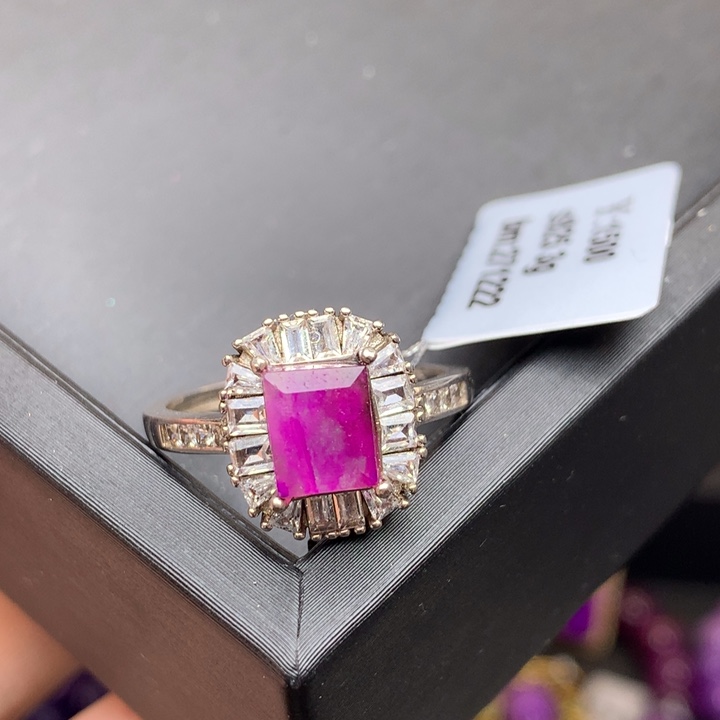 苏纪石（舒俱来）银S925镶嵌戒指