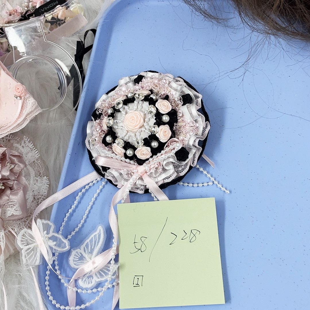 布艺铁合金发夹发饰