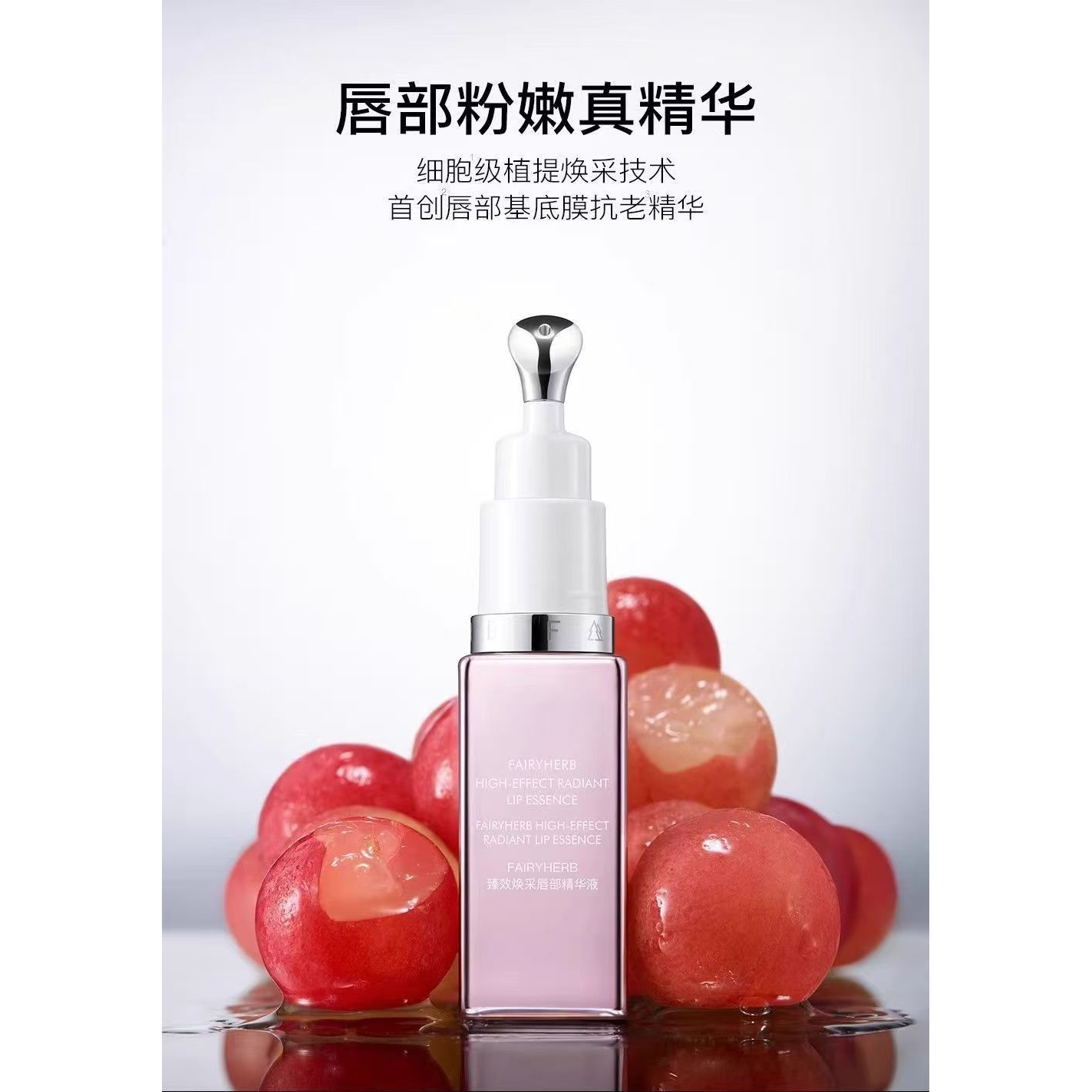 FAIRYHERB荀草密语粉钥匙抗老粉嫩唇蜜丰盈润唇唇部精华淡化唇纹