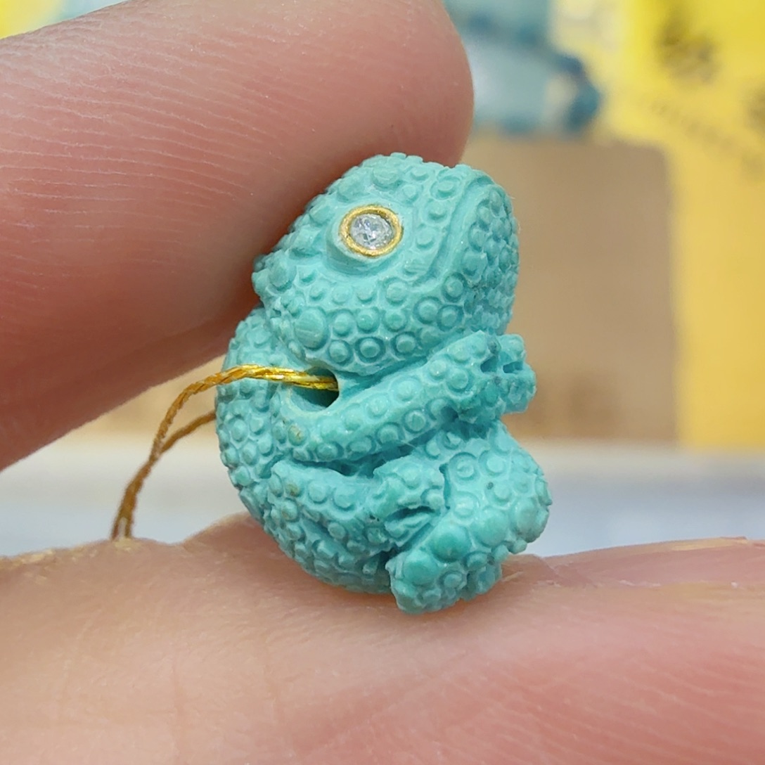 绿松石未镶嵌珠宝奇石