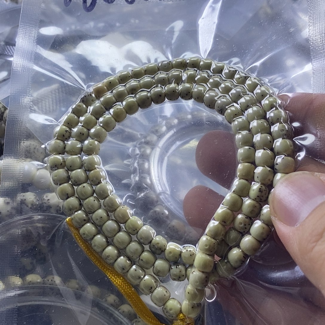 开***心星月菩提吊坠单圈 