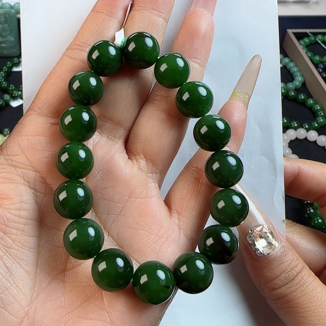 和田玉手串未镶嵌